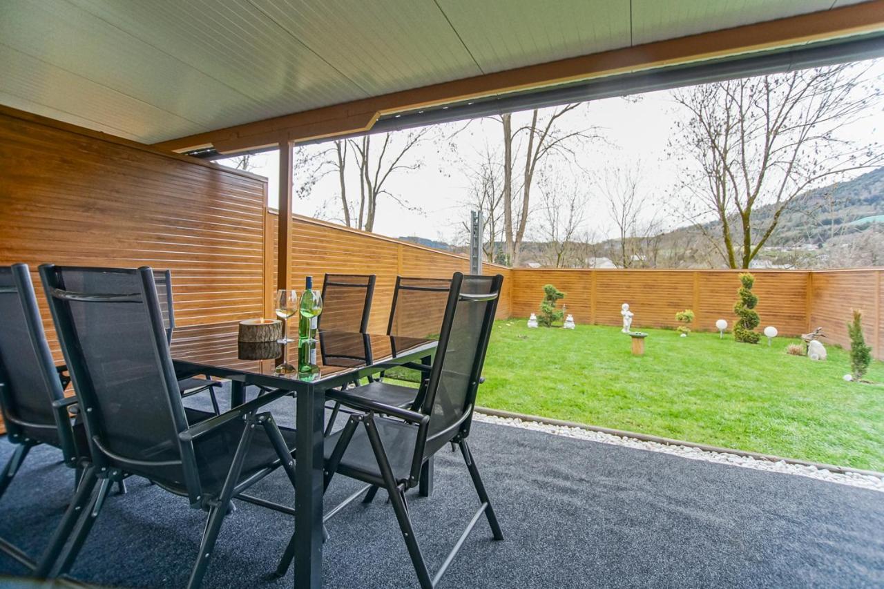 Auszeit Steiraland 6 Mit Ueberdachter Terasse Schoenen Garten Und Kostenlosen Parkplatz ลีโอเบน ภายนอก รูปภาพ